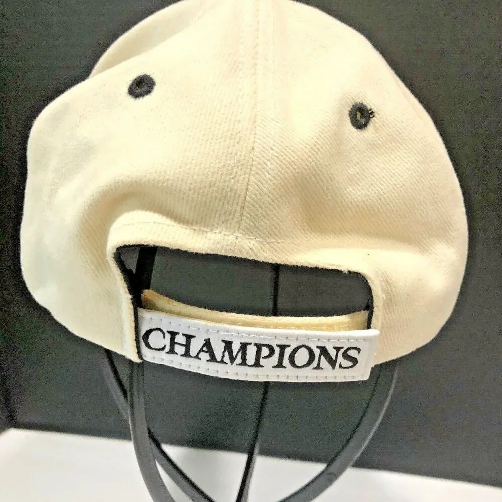 VTG New England Patriots 2003 AFC Champions Hat Cap White Reebok Embroider‎ Logo